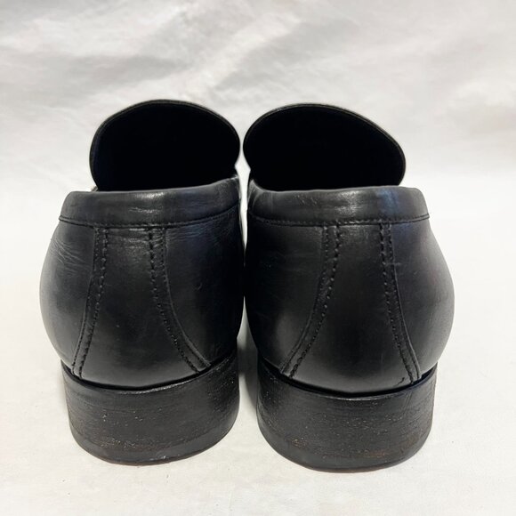 Gucci 114416 GG Leather Moccasi Lifford Loafers black UK 11.5 D US 12 mens shoes - Picture 4 of 15